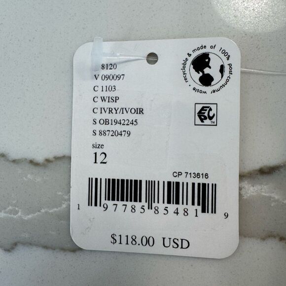 Free People Women's Cream Jean skirt maxi - Picture 8 of 8